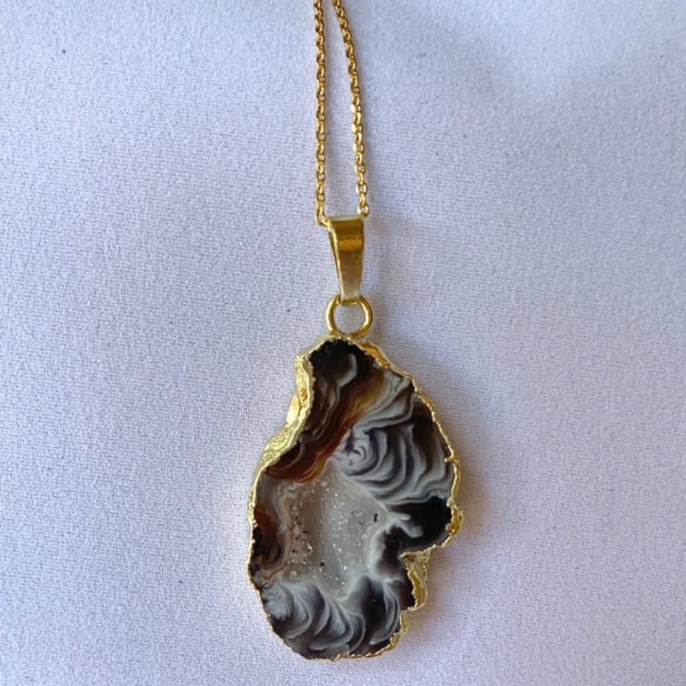 Druzy necklace